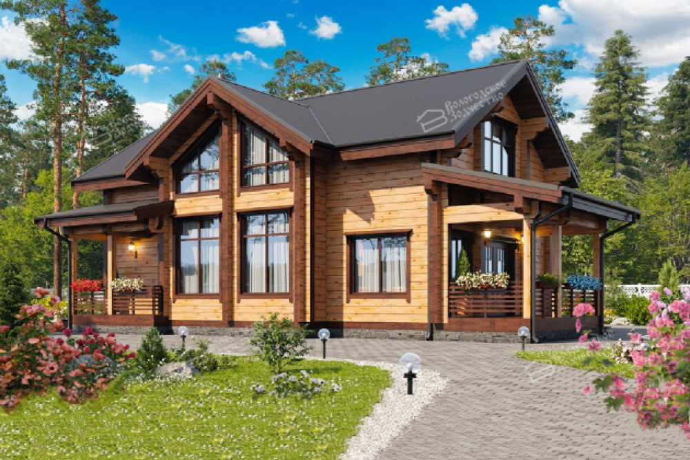 Дом из клееного бруса VZ-367